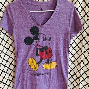 Disney Mickey Mouse Purple Shirt sz Small
